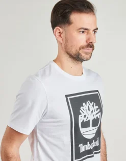 Timberland - STACK LOGO SHORT SLEEVE TEE
