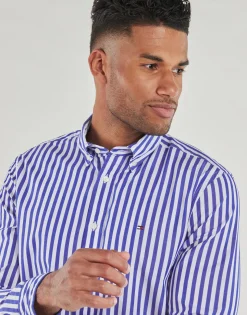 Tommy Hilfiger - FLEX POPLIN BOLD STRIPE RF SHIRT