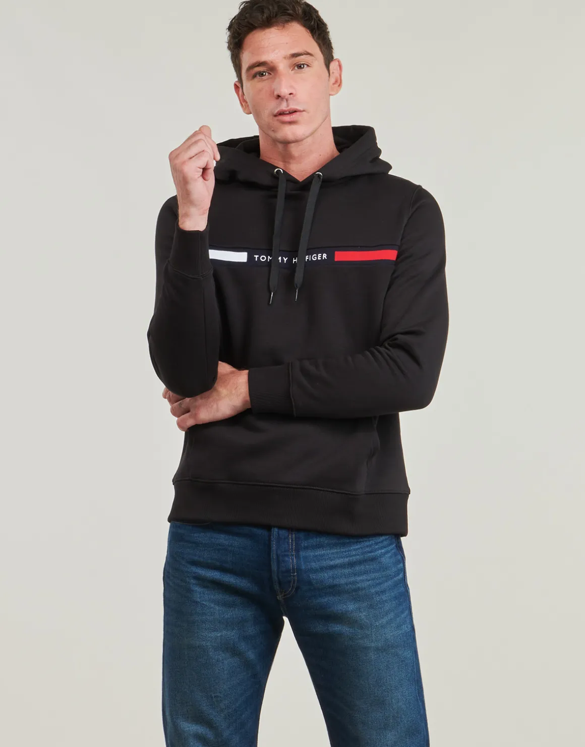 Tommy Hilfiger - HILFIGER CHEST INSERT HOODY