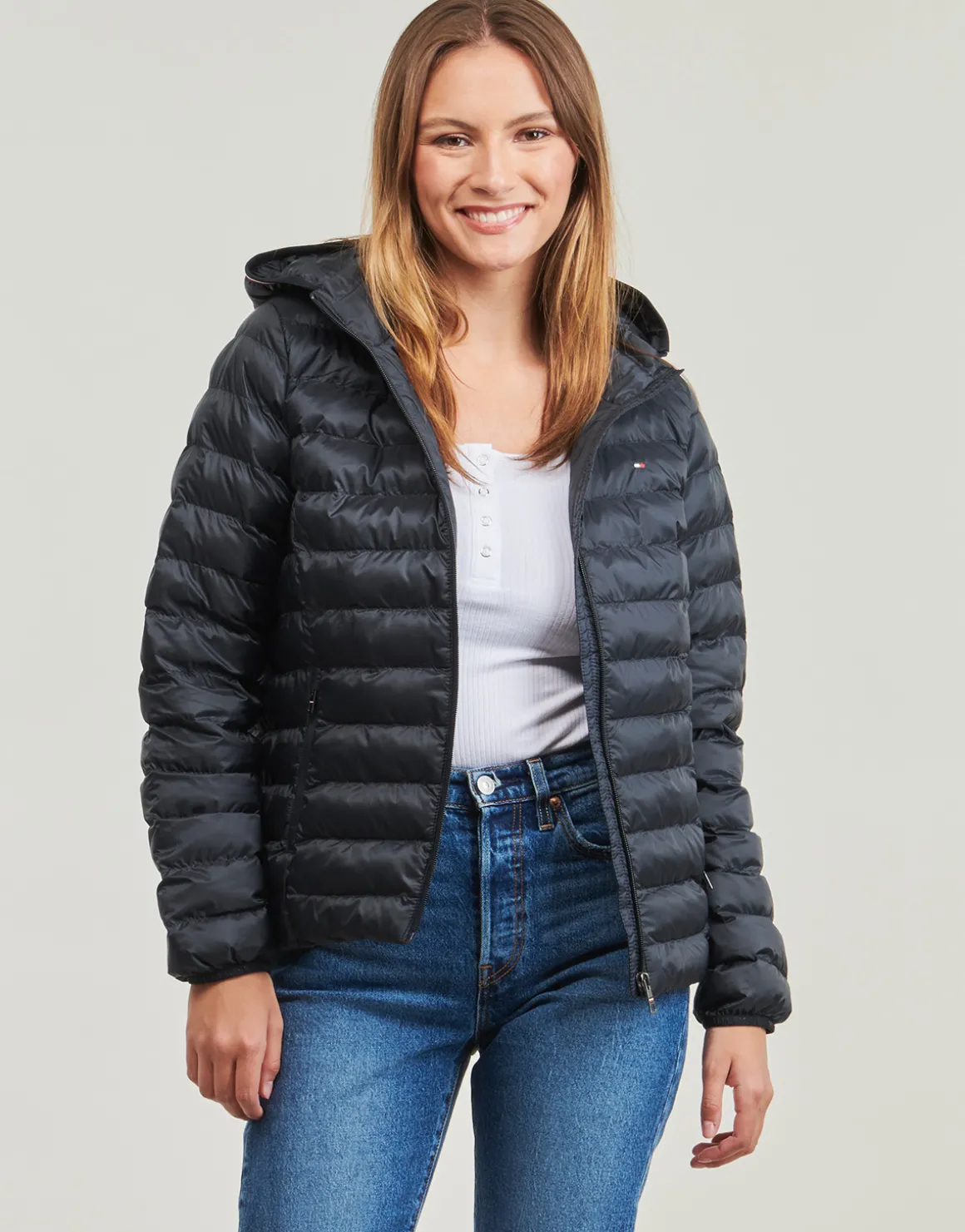 Tommy Hilfiger - LW PADDED GLOBAL STRIPE JACKET