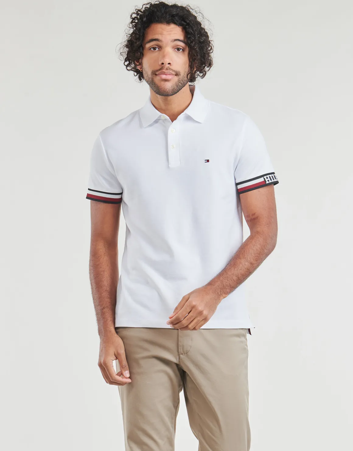 Tommy Hilfiger - MONOTYPE FLAG CUFF SLIM FIT POLO