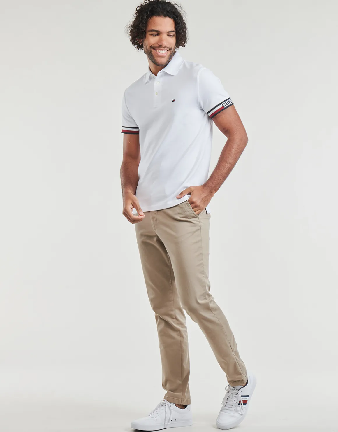 Tommy Hilfiger - MONOTYPE FLAG CUFF SLIM FIT POLO