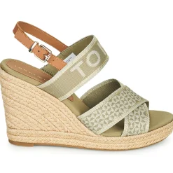 Tommy Hilfiger - TOMMY WEBBING HIGH WEDGE SANDAL