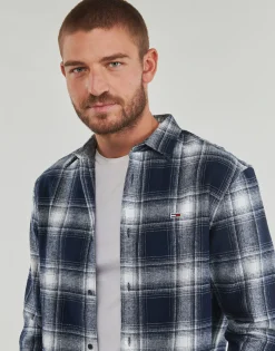 Tommy Jeans - TJM REG CHECK FLANNEL SHIRT EXT