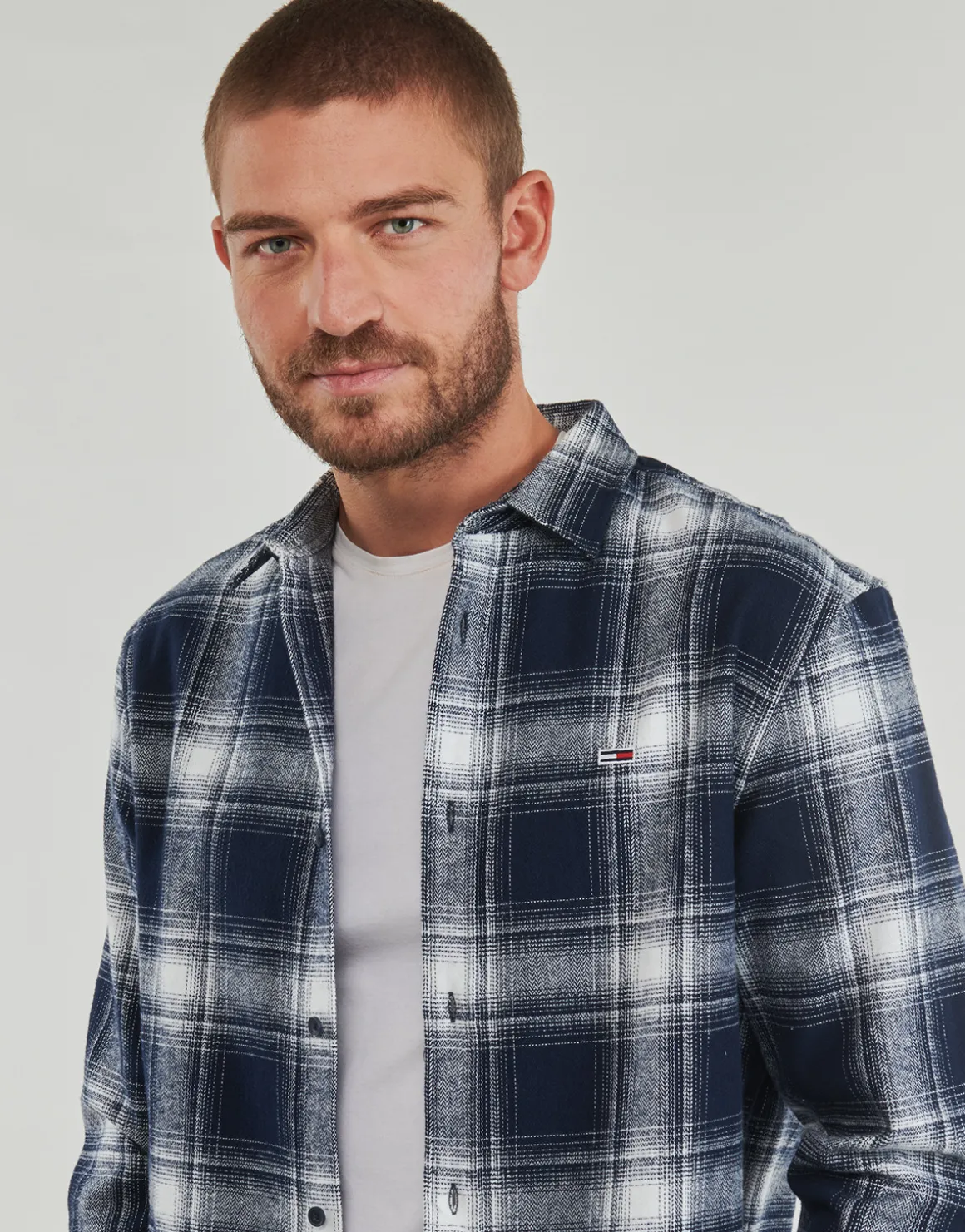 Tommy Jeans - TJM REG CHECK FLANNEL SHIRT EXT