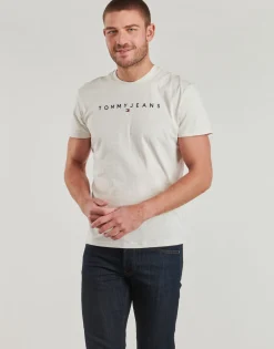 Tommy Jeans - TJM REG LINEAR LOGO TEE EXT