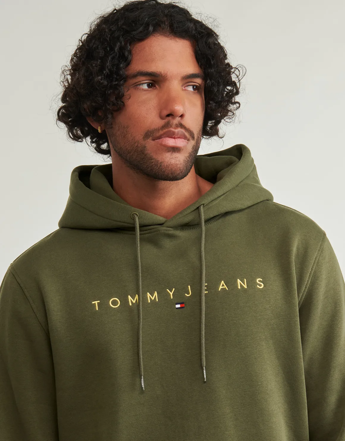 Tommy Jeans - TJM REG LINEAR GOLD HOOD EXT