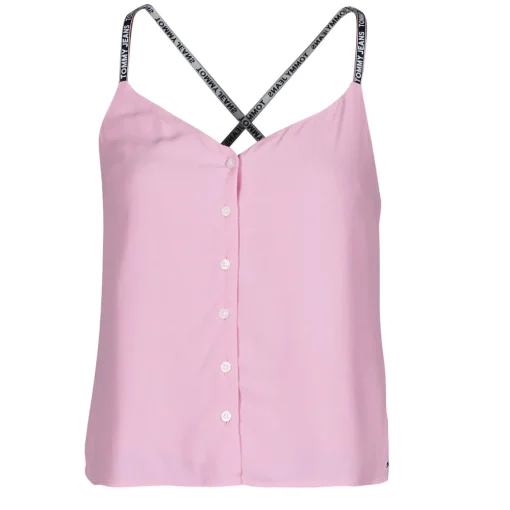 Tommy Jeans - TJW CAMI TOP BUTTON THRU