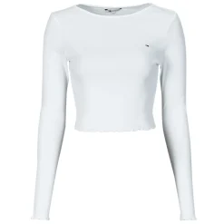 Tommy Jeans - TJW RUCHE RIB TOP LS