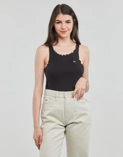 Tommy Jeans - TJW SKINNY RIB BABYLOCK TANK
