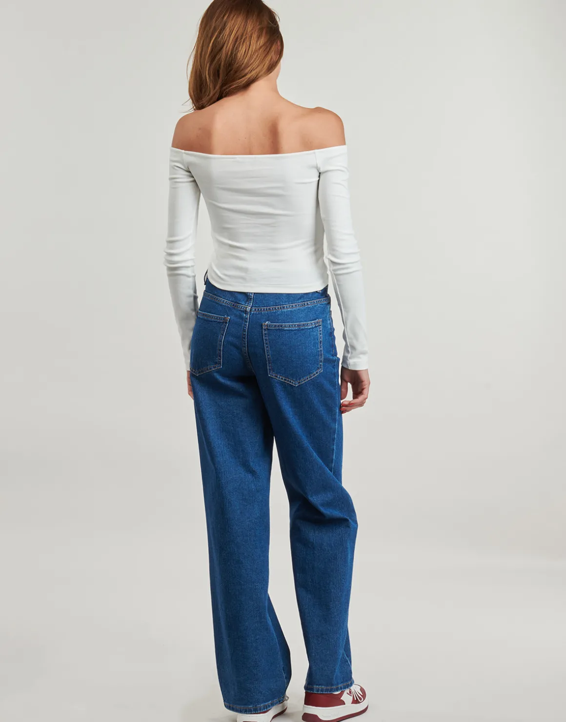 Tommy Jeans - TJW SLIM ESSENTIAL BOAT NECK LS