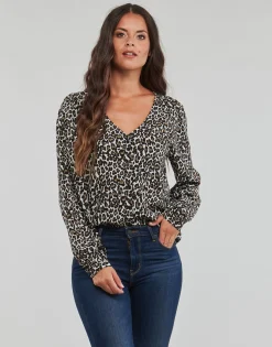 Vero Moda - VNMNAJA LS V NECK PLEAT SHIRT