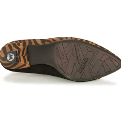 Wonders - I7601-ZEBRATO-CUERO-ANTE-NEGRO